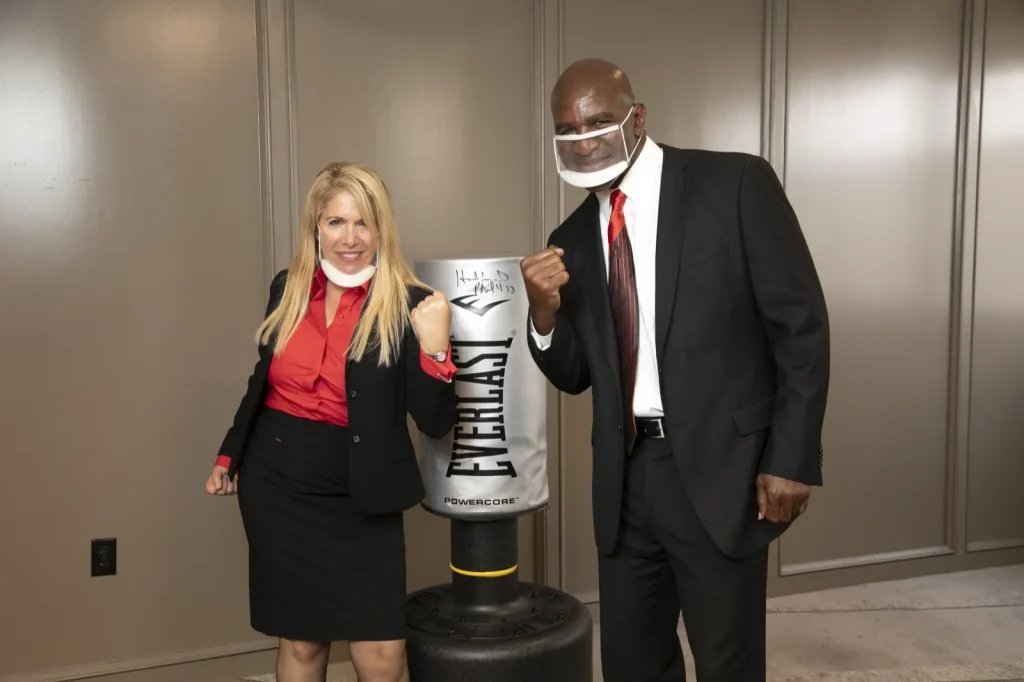 Penny Foskaris & Evander Holyfield